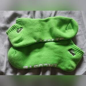 NEW no tag Lacoste Green Thick Socks